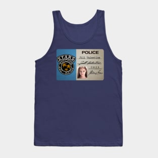 Jill Valentine - Raccoon Police Dept. - Photo ID Tank Top